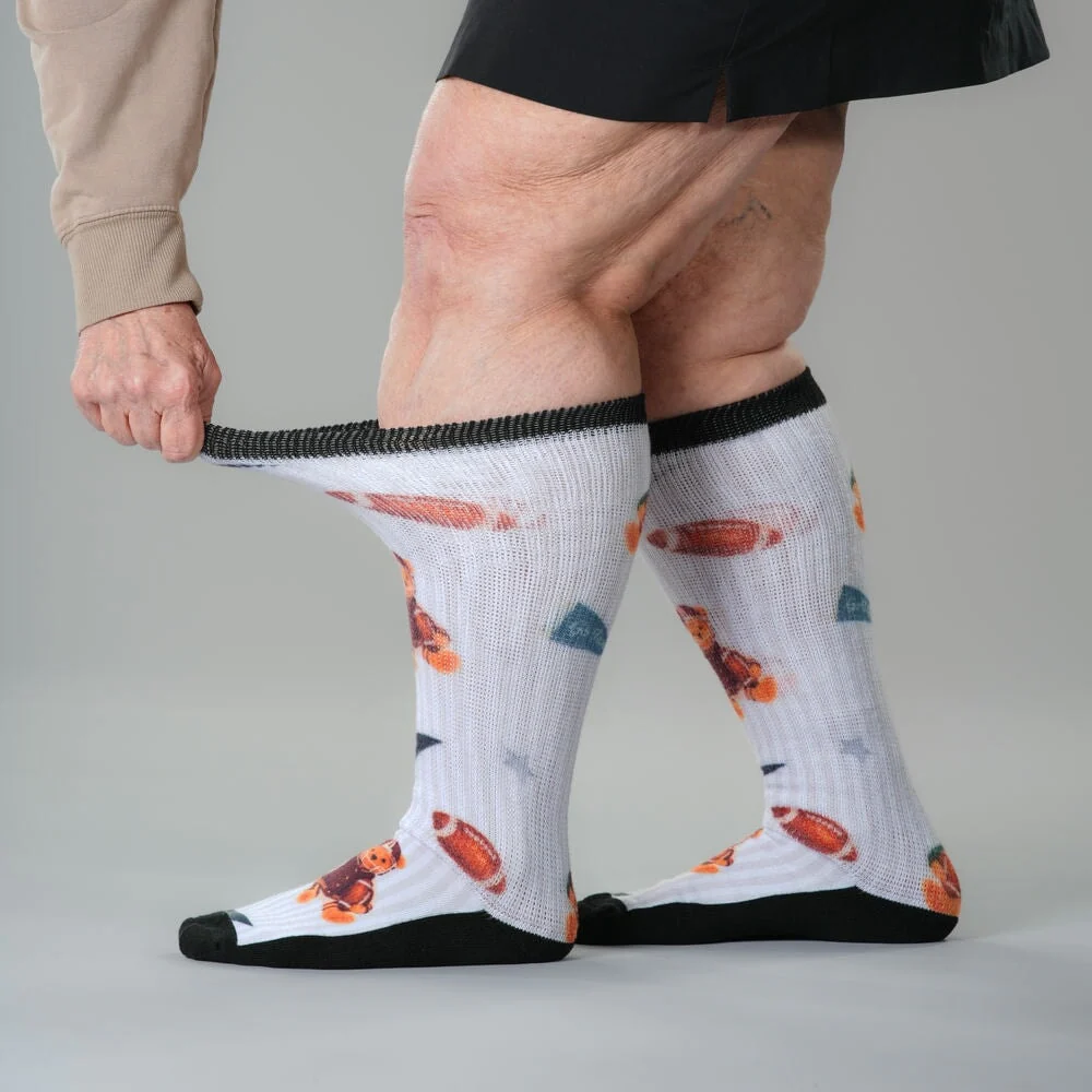 Touchdown Teddy EasyStretch™ Socks - Image 4