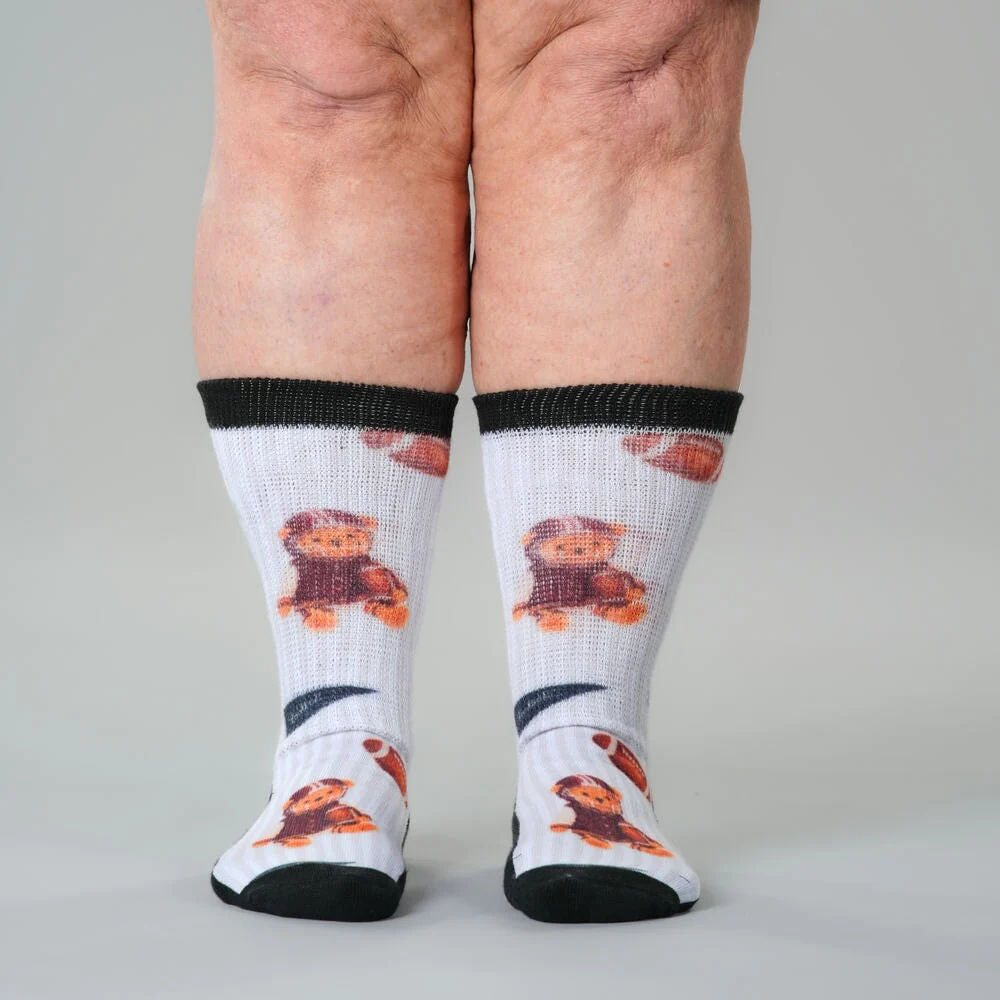 Touchdown Teddy EasyStretch™ Socks - Image 6